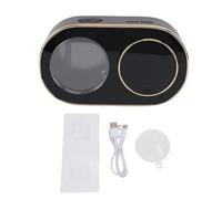 Qcwwy Distributeur de Savon à Main Mural, 320ml de capacité Automatique Liquide Moussant Réglable en Mousse électrique Distributeur de Savon à Main USB Rechargeable sans pour Comptoir (Black)
