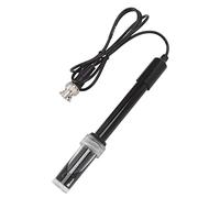 Qcwwy Électrode PH Connecteur BNC Électrode à Ampoule en Verre Haute sensibilité pour une Mesure Précise et Stable pour Aquariums, Laboratoires Hydroponiques, Outils de Jardin