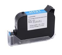 Qcwwy Encre de rechange efficace à séchage rapide pour imprimante à jet d'encre de 42 ml, convient pour le bois, le métal, le cuir, matériau ABS (rouge)