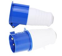 Qcwwy Ensemble de Fiches d'alimentation Industrielles en Matériau ABS, Conception Anti-chute, Indice IP44, 3 Cœurs, pour les Aéroports et l'industrie Chimique, Accessoires électriques