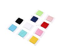Qcwwy Ensemble de Fil de Polyester, 10 Couleurs Assorties 20 M par Bobine | Bobines individuelles gratuites, nuances vives pour le point de croix, kit portable pour les projets de matelassage, de
