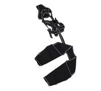 Qcwwy Ensemble de Harnais de Genouillère pour Chien, Réglable, Confortable et Respirant, Support de Jambe Arrière de Chien, Manchon de Soutien D'articulation de Genou de Chien pour Les (M)