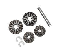 Qcwwy Ensemble d'engrenages Coniques Différentiels, Matériau en Acier, Engrenage Différentiel RC Durable pour Voitures de Course ZD 10421 S 10423 SC 10427 S, Accessoires de Voiture Modèle