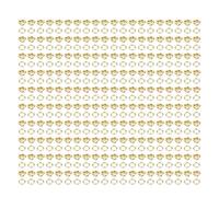 Qcwwy Ensemble D'œillets en Métal, 200 Pièces, œillets et Rondelles en Laiton de 5 Mm de Diamètre Intérieur, Fabrication de Ceintures, œillets, Matériel de Fabrication de Sacs pou