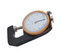 Qcwwy Épaisseur de Tête Plate Mesurer le Cadran 0-10 Mm D'épaisseur D'outil de Jauge avec une Erreur de 0,1 Mm pour les Feuilles de Métal en Cuir Fonction de Fil