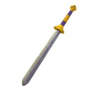 Qcwwy Épée de Cosplay Violette, Accessoire d'anime imprimé PLA 3D, Détails Réalistes, Assemblage de 3 Pièces, Accessoire de Costume de 18,3 Pouces pour Affichage de Photographie de Festival de