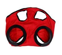 Qcwwy Équipement de Performance Professionnelle, Couvercle Oculaire du Cheval, Protection des Yeux en Polyester Haut élastique Rouge, adapté à L'entraînement de la Course avec