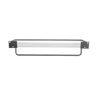 Qcwwy Étagères de Rangement de Salle de Bain en Aluminium Acrylique de qualité Supérieure, Fixation Murale sans Perçage, Adhésif avec Crochets pour Serviettes, Articles de Toilette, Support de