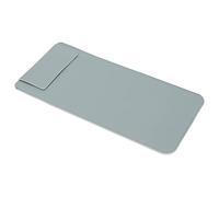 Qcwwy Étui de Protection pour Clavier, Housse de Clavier Antichoc en Cuir PU avec Conception de Tête, Nettoyage Facile pour Les Utilisateurs du Magique 2 (Bleu + Argent)