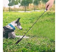 Qcwwy Fibre de Fouet pour Lutter Contre Une Entreprise Noire Flexible Noire, Plastique renforcé de 26,38 Pouces pour Les Amateurs de Chiens pour Chiens