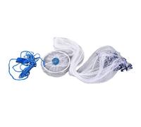 Qcwwy Filet de Pêche à Lancer à la Main, Matériau en Nylon Robuste avec Plombs en Acier Haute densité pour Un Lancer Facile et Une Fermeture étanche du Fond, équipement de Pêche pour