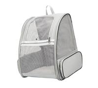 Qcwwy Fournitures de Voyage pour Chiens et Chats de Moins de 17 LB avec Boucle de Poitrine de Ventilation en PVC et Coussinet Amovible pour Les Voyages, Randonnées, Visites Vétérinaires, Sac à Dos