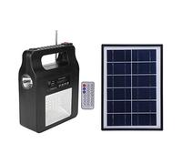 Qcwwy Générateur Solaire Solaire Portable Panneau Portable pour le Camping Van Van RV Trip Outdoor Éclairage