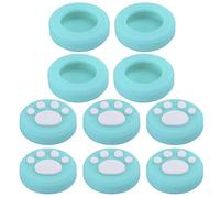 Qcwwy Giallocat - Poignées de Pouce en Forme de Patte de Chat, Couvercle de Joystick en Silicone pour Lite, Design de Chat Mignon pour Les Joueurs, Périphériques de Jeux Vidéo (Griffes Blanches sur