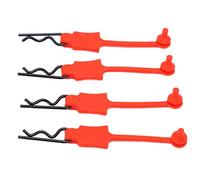 Qcwwy Goupilles Universelles de Clips de Coque de Voiture Rc, Pièce de Rechange pour la Fixation d'accessoires de Voiture Modèle, Faciles à Installer (rouge)