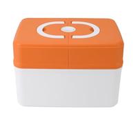 Qcwwy Grande Boîte de Rangement Médical avec Bloc Kit de Premiers Soins Organisateur Imperméable et Poudre de Médecine d'Urgence pour la Maison/École/Voyage (GREEN) (ORANGE)