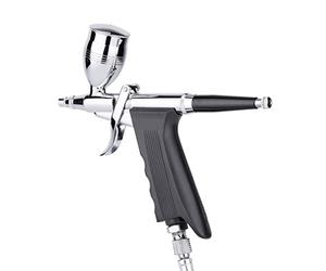 Qcwwy Gravity Feed Paint Airbrush Set Airrogrush Paint Pulvérisateur Kit de Pulvérisateur 3 Tasses à Paramètre Airrogant pour la Gâchette de Peinture en Aéros
