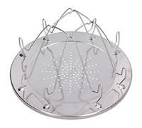 Qcwwy Grille-pain des Boutons de Couche Pliante Portable de L'Enticlichen Stael pour Battre Rapidement en Camping ou Pique-nique