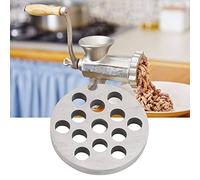 Qcwwy Hachoir à Viande, Pièces de Rechange en Acier Inoxydable avec 4 Options de Taille, Ajustement Parfait pour Hachoir, Accessoires de Couteau à Disque de Plaque de (8 millimètres)