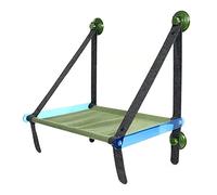 Qcwwy Hamac de Perche de Fenêtre pour Chat avec Ventouses Fortes, Balançoire de Lit pour Chat Amovible et Lavable pour Bronzer Les Chats (Blue)
