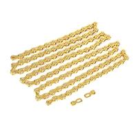 Qcwwy HollowOutBikeChain Pièces de Rechange pour Vélos à Engrenages FixesChaîne de Vélo HollowOut 11 Vitesses en Acier avec Revêtement Antirouille et Vélo à Haute Performance à Vitesse Variable