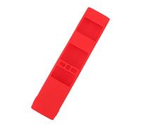Qcwwy Housse de Télécommande, étui de Protection en Silicone, Manchon en Silicone de Remplacement avec Lanière, Housse de Protection Anti-Chute pour Télécommande an MR700 AKB75455602 (Ensemble Rouge)