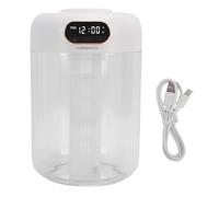 Qcwwy Humidificateur de Bureau 3L, alimenté par USB, Humidificateur Silencieux à Double Pulvérisation à Brume Fraîche avec Arrêt Automatique et Veilleuse, Mini