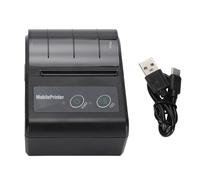 Qcwwy Imprimante de Reçus Bluetooth, Imprimante de Tickets Compacte et Légère, Facile à Lire et à Comprendre, Imprimante D'étiquettes de Reçus sans Fil pour Les Entreprises ou Les