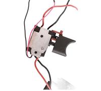 Qcwwy Interrupteur de Perceuse, Interrupteur de Perceuse électrique à Vitesse Réglable pour 7,2 V-24 V DC, à Gâchette Durable pour les Amateurs de Bricolage et les Petites Annonces d'alimentation à