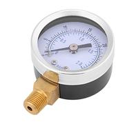 Qcwwy Jauge Hydraulique, Mini Manomètre à Cadran, Mesure 0-30 Psi ou 0-2 Bar, Parfait pour les Aspirateurs Pneumatiques d'air, d'eau, ' et de Fluides Non Corrosifs