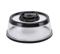 Qcwwy Joigneur à Vide à Vide de la Cuisine Couvrette de Plaque d'aspiration à Universel Air étanche à Base de Scellant Alimentaire Conteneur de Conception Léger Platte (M)