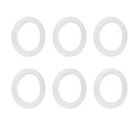 Qcwwy Joint de Culasse de Brassage de Machine à café Bague d'étanchéité en Silicone de Tête de Groupe 6 Pièces Machines à café en Silicone Anti-fuite Joint de Tête de Brassage Rondelles de Machine