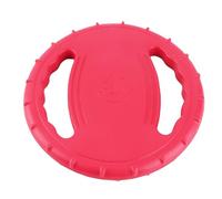 Qcwwy Jouet de Disque Volant pour Chien, en Caoutchouc Naturel, Flexible et Grinçant, pour Grands Chiens, Soulagement du Stress et Jouet à Mâcher pour Jouer en Plein Air, pour (Rouge)