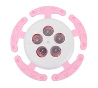 Qcwwy Jouet Interactif d'alimentation pour Chat, Distributeur de Friandises de Stimulation avec Boules d'herbe à Chat pour l'entraînement et Le Divertissement des Animaux de Compagnie, Jouet (Pink)