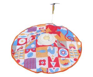 Qcwwy Jouet Interactif de Tapis de Chat de Plateau Tournant de Rotation de 360 degrés, Jouets de Chaton de Polyester de Plateau Tournant de 360 degrés Cachent et Cherchent des Tapis de Chat pour