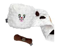 Qcwwy Jouets à Mâcher pour Chiens, Jouet Interactif pour Animaux de Compagnie avec Nourriture Parfumée, Puzzle pour Stimuler l'intelligence Olfactive, Jouet en Papier Toilette à Renifler en Peluche