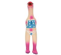 Qcwwy Jouets pour chien, jouets extensibles et faciles à couiner, peints à la main, jouets amusants et résistants aux morsures pour chien (poulet OK)