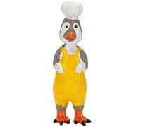 Qcwwy Jouets pour chiens, jouets élastiques, faciles à chirriter, peints à la main, amusants jouets pour chiens résistants aux morsures, chien de poulet