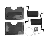 Qcwwy Kit de Couverture de Ligne de Pénétration Murale CVC, Couvercle d'étanchéité Mural de 2,36 Pouces de Diamètre Intérieur de Tuyau, Couvercle de Conduit Mural Universel pour (GREY)