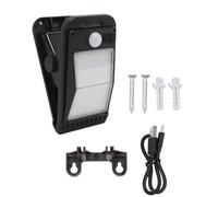 Qcwwy Lampes Solaires d'extérieur, Lampe à Clip Solaire à Induction du Corps Humain pour Jardin (Lumière blanche)