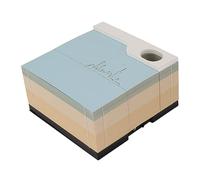 Qcwwy LED Notes Collantes 3D PAD MEMO ÉCLAIR