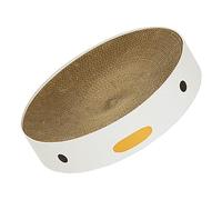 Qcwwy Lit à Gratter pour Chat, Tampons à Gratter, Lit pour Chat Portable pour Usage Intérieur et Extérieur, Portable pour, Meubles (Bloc à Rond pour Poulet (Petit))