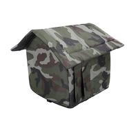 Qcwwy Lits pour Chats, Tente de Refuge Robuste pour Chats d'intérieur et d'extérieur avec Structure Fermée, Confortable Toute l'année, Maison Pliable et Résistante à l'eau pour Chat 'extérieur