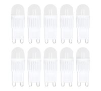 Qcwwy Lot de 10 Ampoules LED G9 à intensité Variable 2 W 500 Lm, Excellente Performance, économie D'énergie, équivalent Halogène 30 W, 50 000 H, Support de Lampe G9 (Lumière blanche chaude 2 700 à 3