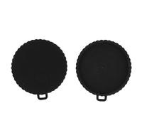 Qcwwy Lot de 2 Caches de Protection pour Objectif D'appareil Photo, élasticité Remarquable, Lavables et Anti-poussière, Kit D'accessoires pour Protection D'objectif en Verre