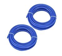 Qcwwy Lot de 2 Fils de Ronds de 4 Mm, en Nylon à Faible Bruit pour Tondeuse à Gazon avec Une Conception Durable et Résistante à l'usure, Adaptés à la Plupart des Tondeuses (5 mètres)