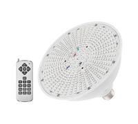 Qcwwy Lumière de Piscine LED, Ampoule RVB sous-Marine Haute luminosité, Submersible 40 W avec Télécommande, Parfaite pour Les Piscines Creusées et Les Spas