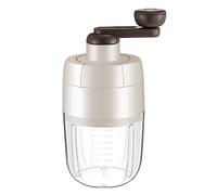 Qcwwy Machine à Glace Manuelle, Rasoir à Glace, Conception ABS Portable, Lames Tranchantes pour un Broyage Facile de la, pour les Fêtes et les Plaisirs d'été