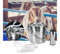 Qcwwy Machine à Traire pour Vaches, Machine à Traire électrique Rechargeable, équipement de Traite Portable Sous Vide Aspiration Réglable avec 2 ((pour les moutons) (Règlement européen 100-240V))