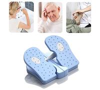 Qcwwy Machine Pas à Pas pour Les Pieds sous Le Bureau, Mini Entraîneur à en Nylon renforcé, Cadre Solide en Nylon, Points de Massage Convexes Antidérapants, Sensation de Marche, Articulation de la